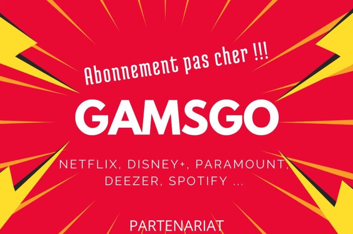 GAMSGO : Avoir Netflix, Disney+ pour qlq euros !!! PARTENARIAT